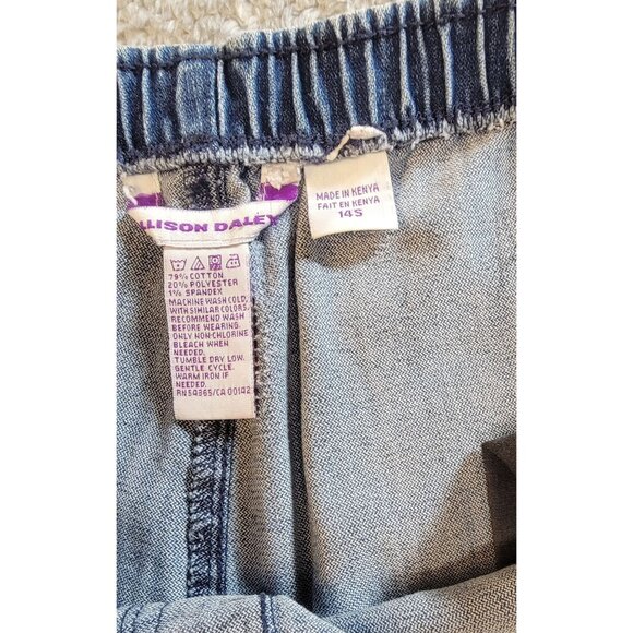 Vintage Allison Daley Stretch Denim Jeans. Size: 14S - Picture 4 of 8